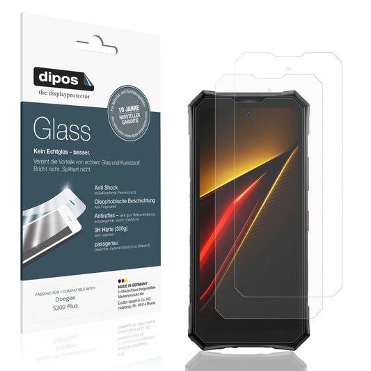 2x 9H Schutzfolie matt für Doogee S300 Plus Panzer (1)