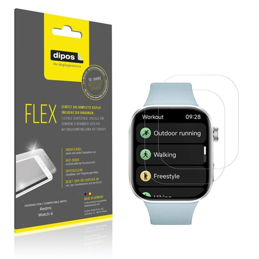 2x 3D Full Cover Schutzfolie für Redmi Watch 6 (1)