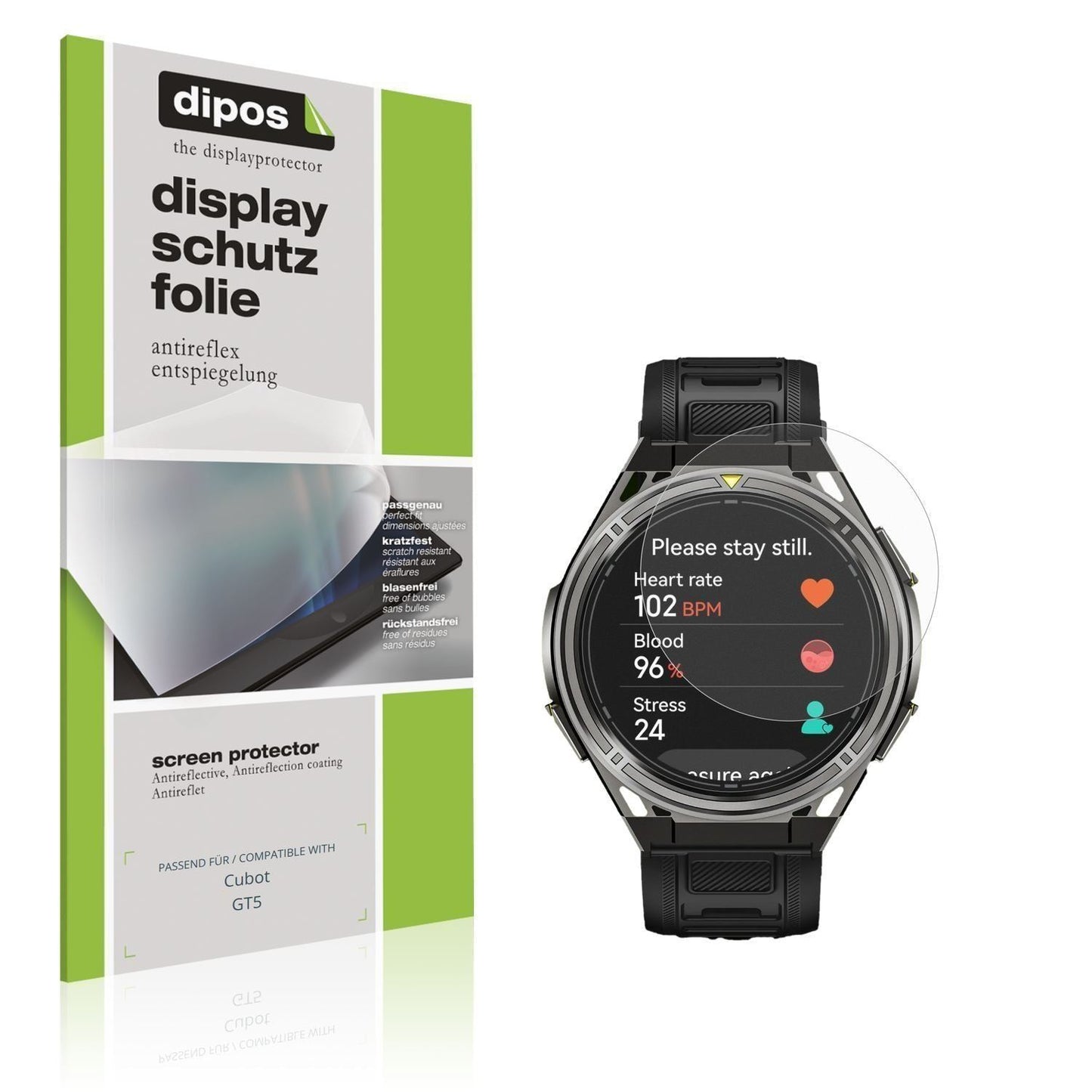 6x Schutzfolie matt für Cubot GT5 Display-Schutzfo (1)