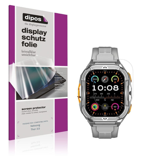 6x Schutzfolie klar für Neksong Thor 3.0 Display-S (1)
