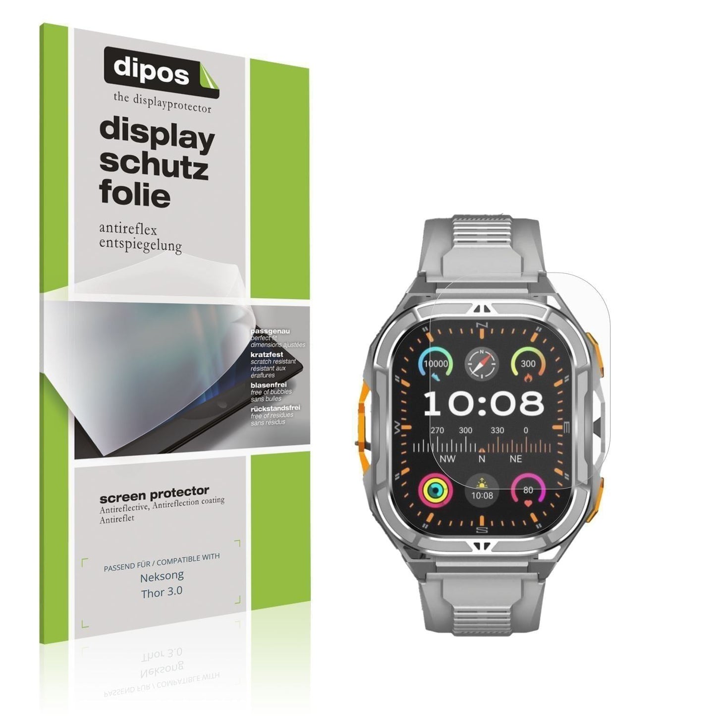 6x Schutzfolie matt für Neksong Thor 3.0 Display-S (1)