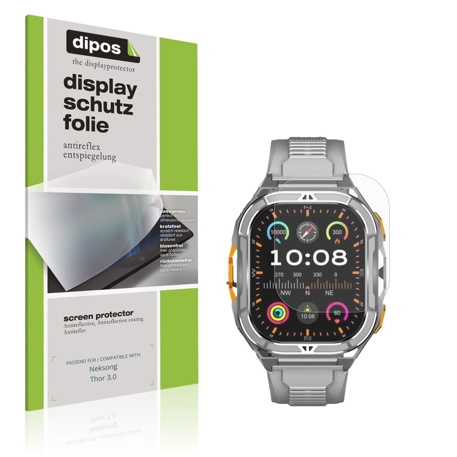 6x Schutzfolie matt für Neksong Thor 3.0 Display-S (1)