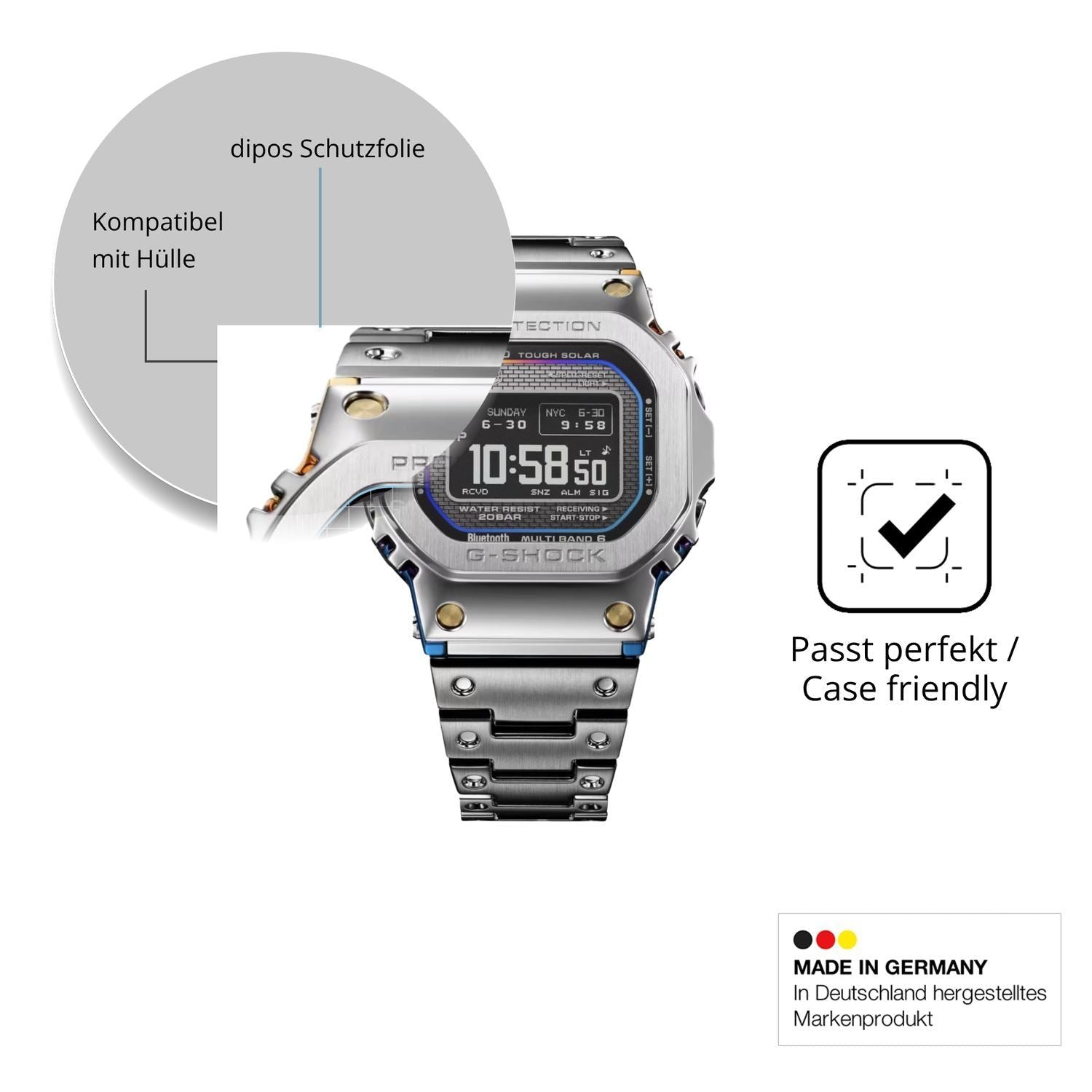 6x Schutzfolie matt für Casio G-Shock GMW-BZ5000RC (6)