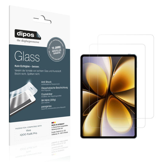 2x 9H Schutzfolie für Vivo iQOO Pad6 Pro Panzerfol (1)