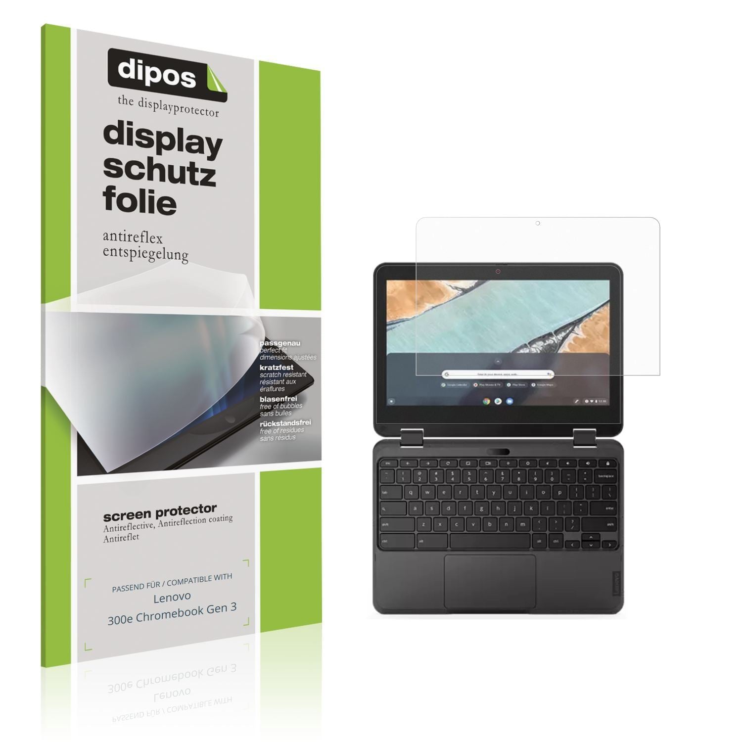 2x Schutzfolie matt für Lenovo 300e Chromebook Gen (1)