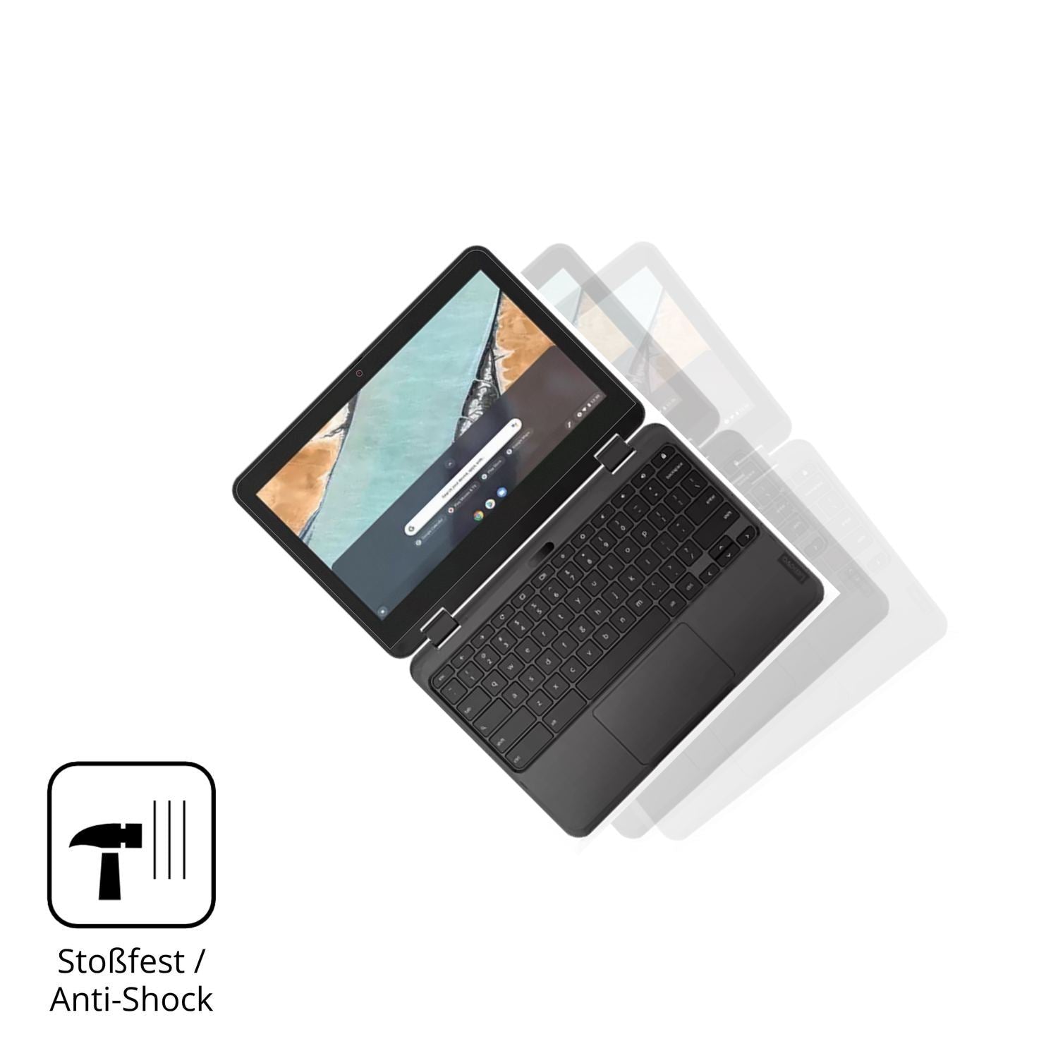 2x 9H Schutzfolie matt für Lenovo 300e Chromebook  (4)