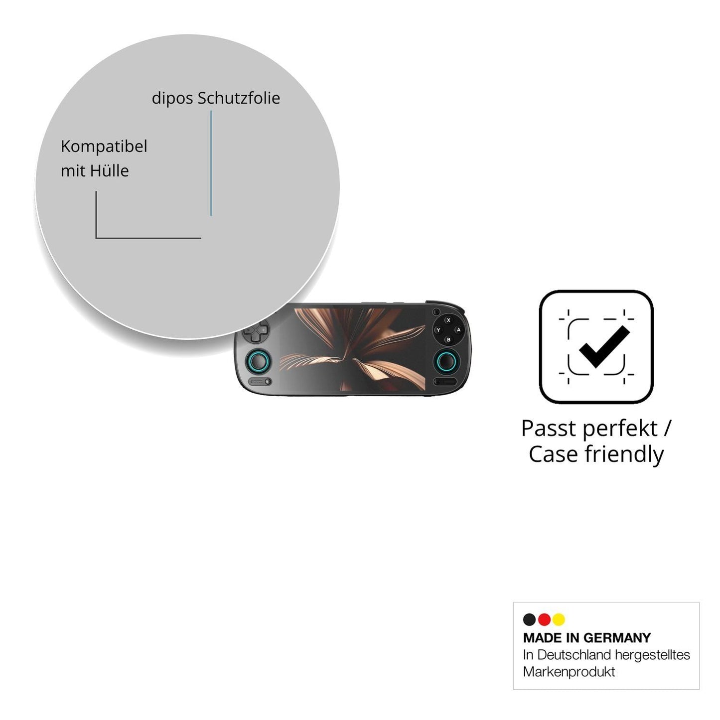 2x Schutzfolie matt für Retroid Pocket 5 Display-S (6)