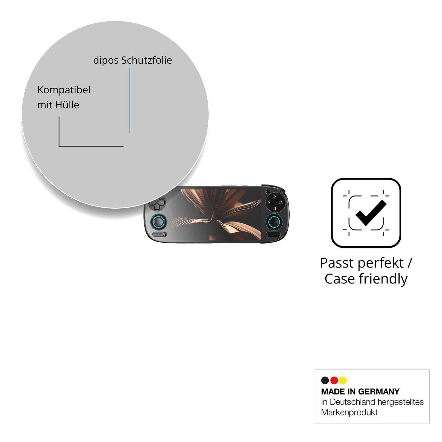 2x Schutzfolie matt für Retroid Pocket 5 Display-S (6)