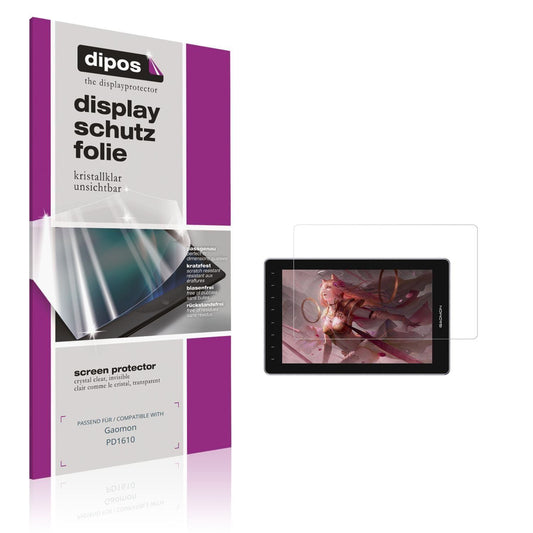 2x Schutzfolie klar für Gaomon PD1610 Display-Schu (1)