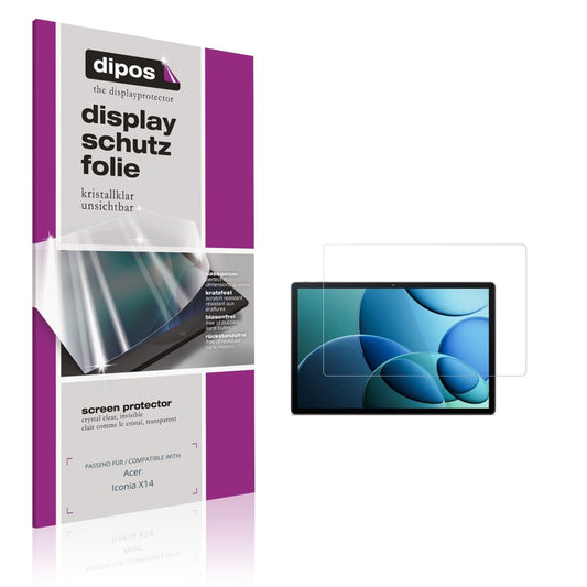 2x Schutzfolie klar für Acer Iconia X14 Display-Sc (1)