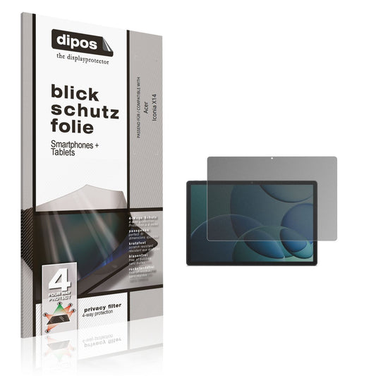 Blickschutzfolie für Acer Iconia X14 matt Schutzfo (1)