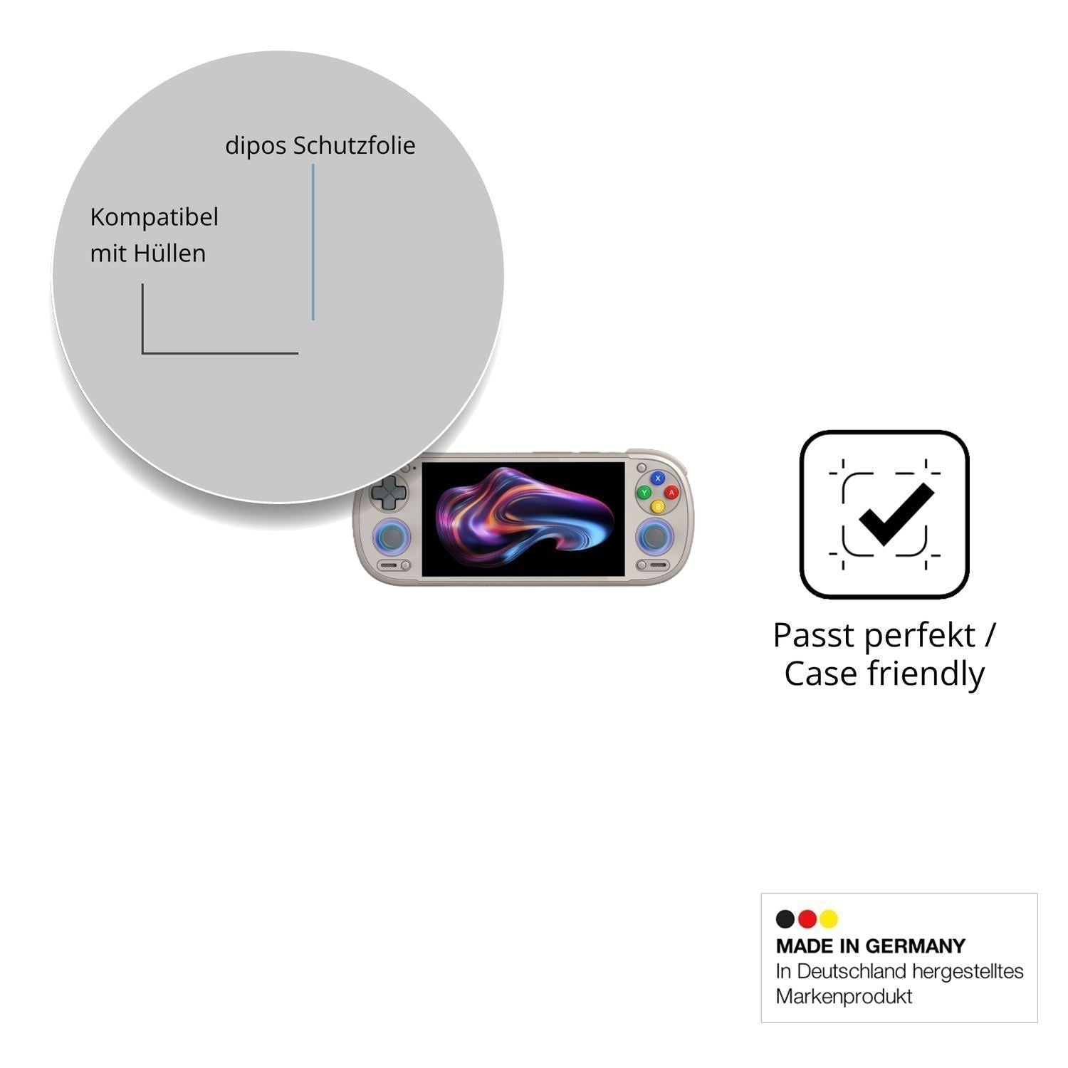 2x Schutzfolie klar für Retroid Pocket 6 Display-S (6)