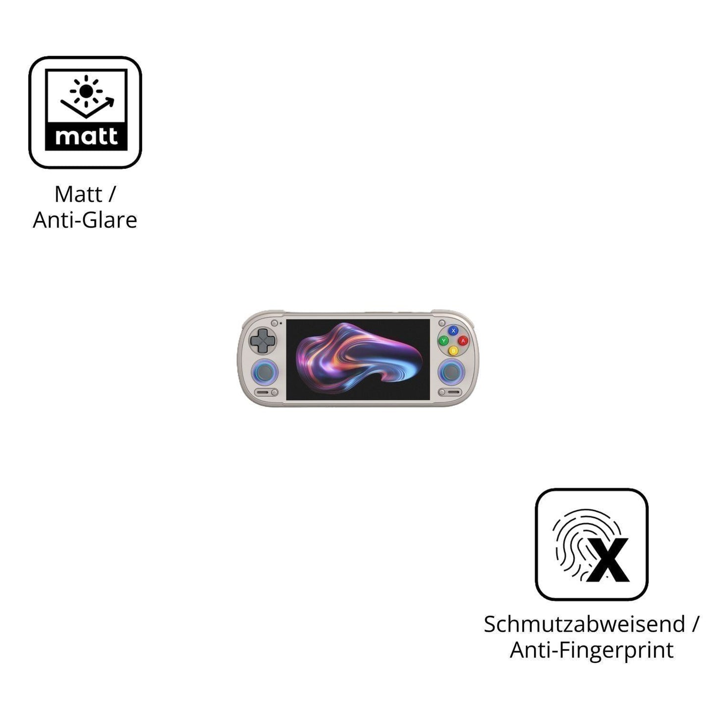 2x Schutzfolie matt für Retroid Pocket 6 Display-S (5)