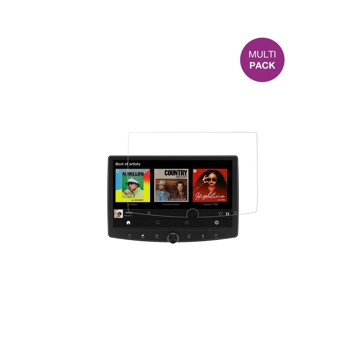 2x Schutzfolie klar für Eonon UX6SK2-PLUS Display- (2)