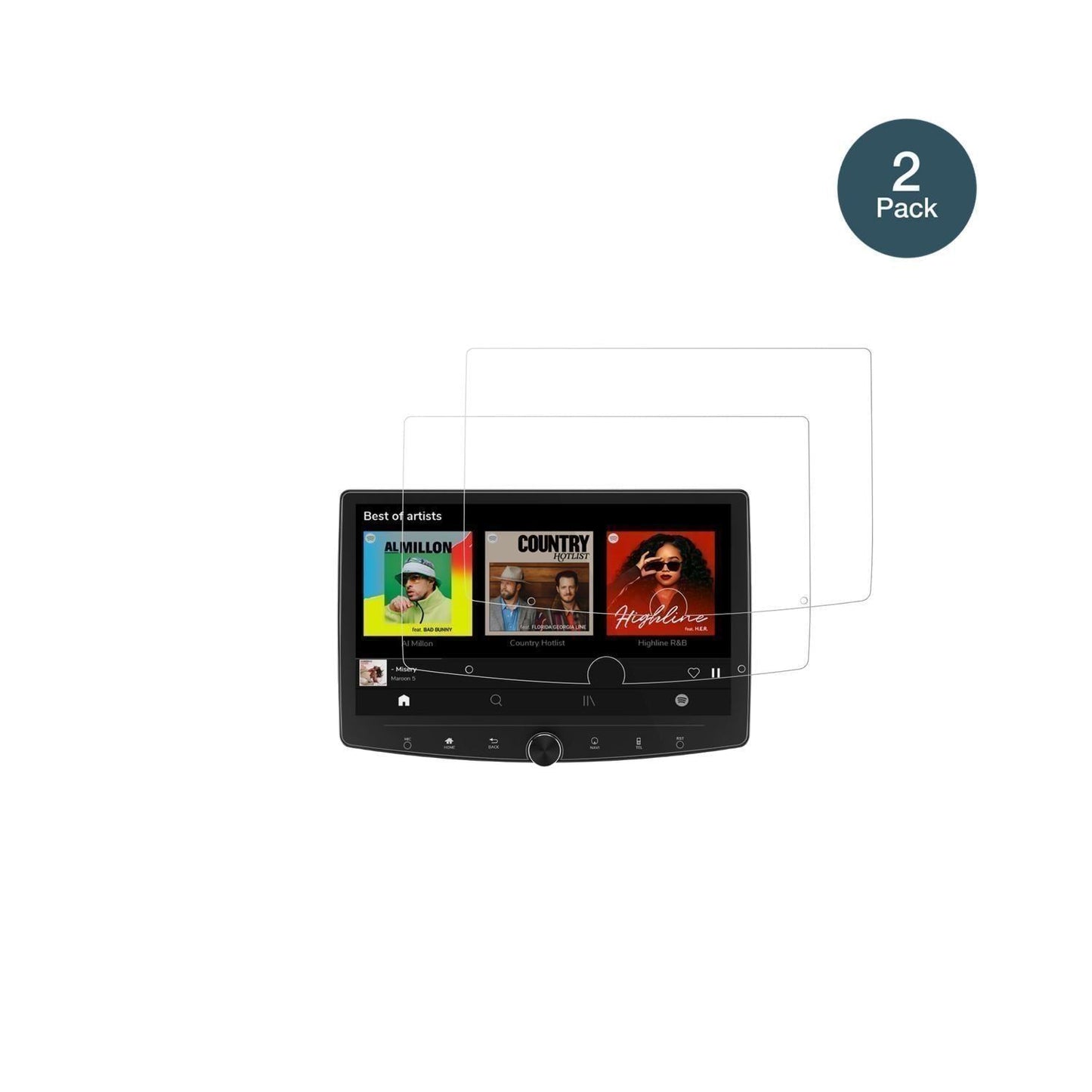 2x 9H Schutzfolie für Eonon UX6SK2-PLUS Panzerfoli (2)