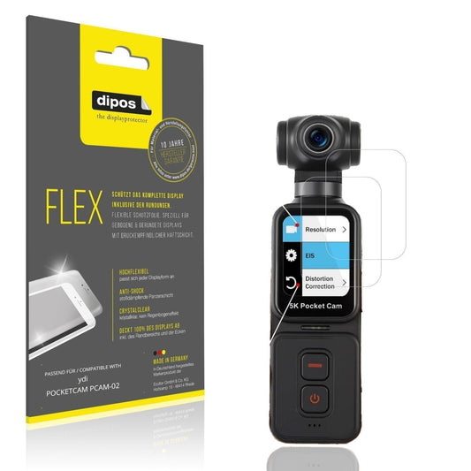 2x 3D Full Cover Schutzfolie für ydi POCKETCAM PCA (1)