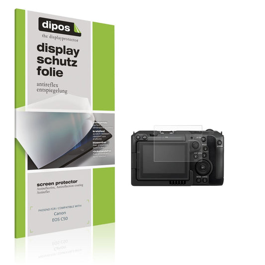 4x Schutzfolie matt für Canon EOS C50 Display-Schu (1)
