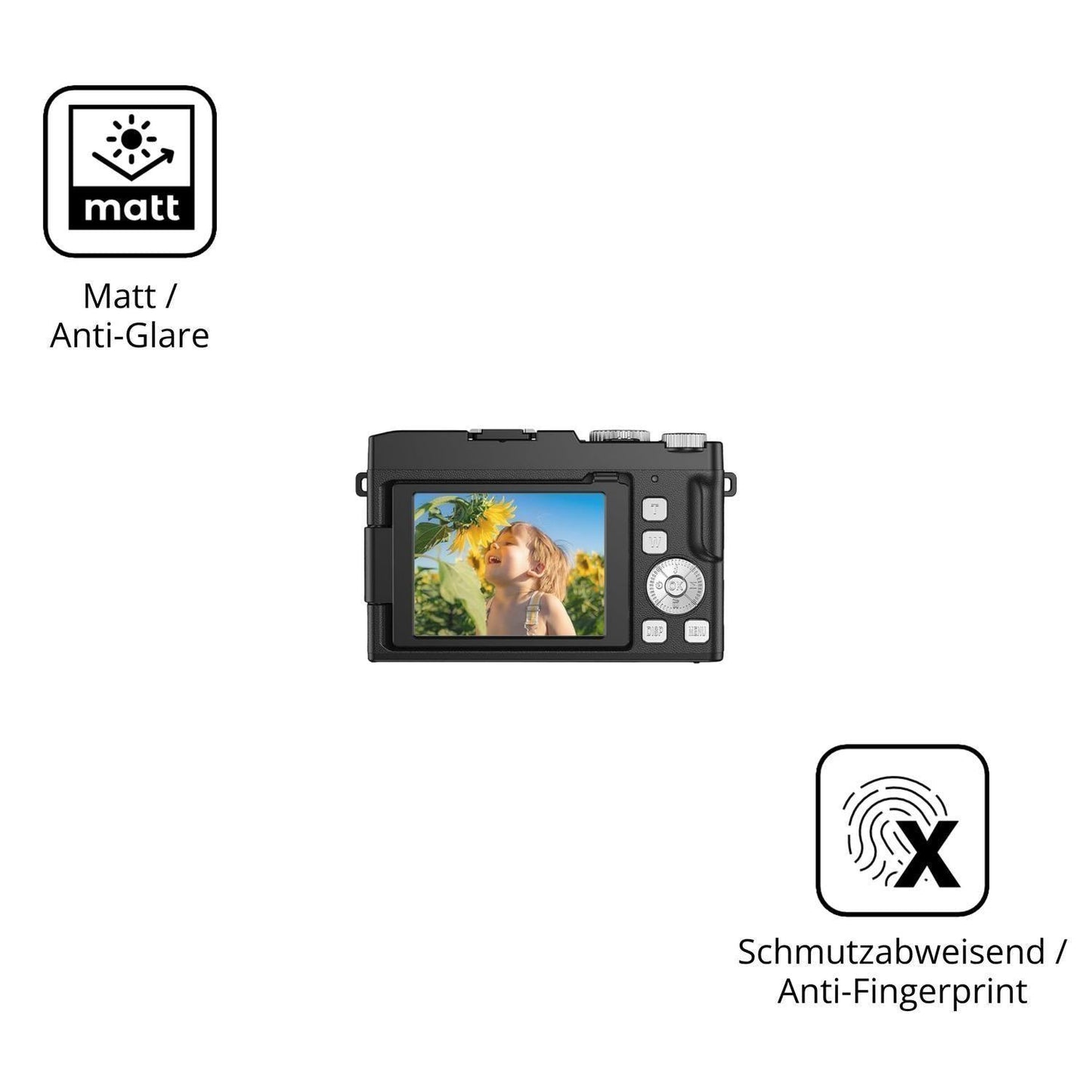 4x Schutzfolie matt für MythAdore 7701 Display-Sch (5)