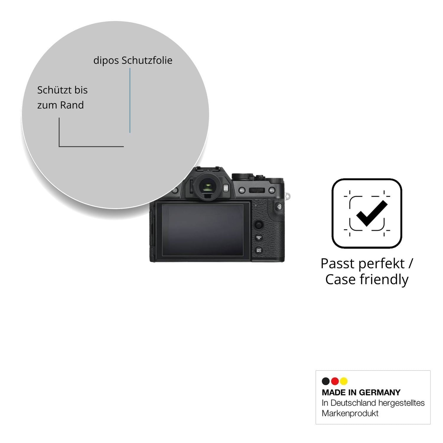2x 9H Schutzfolie für Fujifilm X-T30 III Panzerfol (6)