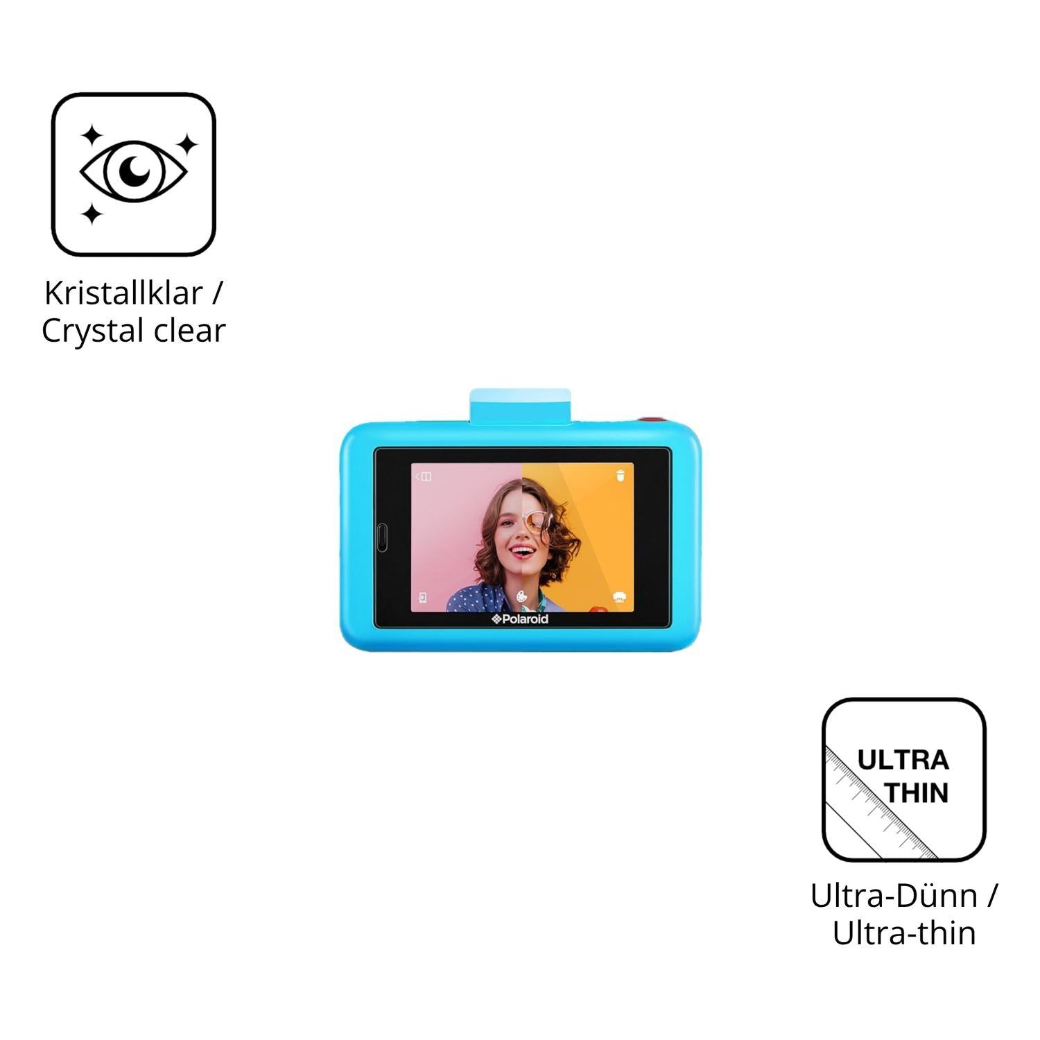 4x Schutzfolie klar für Polaroid Snap Touch 2.0 Di (5)