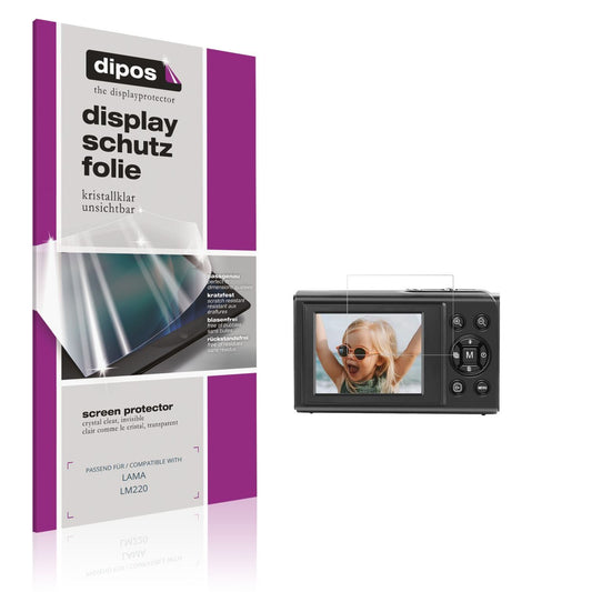 4x Schutzfolie klar für LAMA LM220 Display-Schutzf (1)