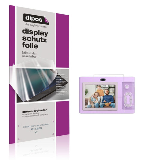 4x Schutzfolie klar für ARNSSIEN Y2 Display-Schutz (1)