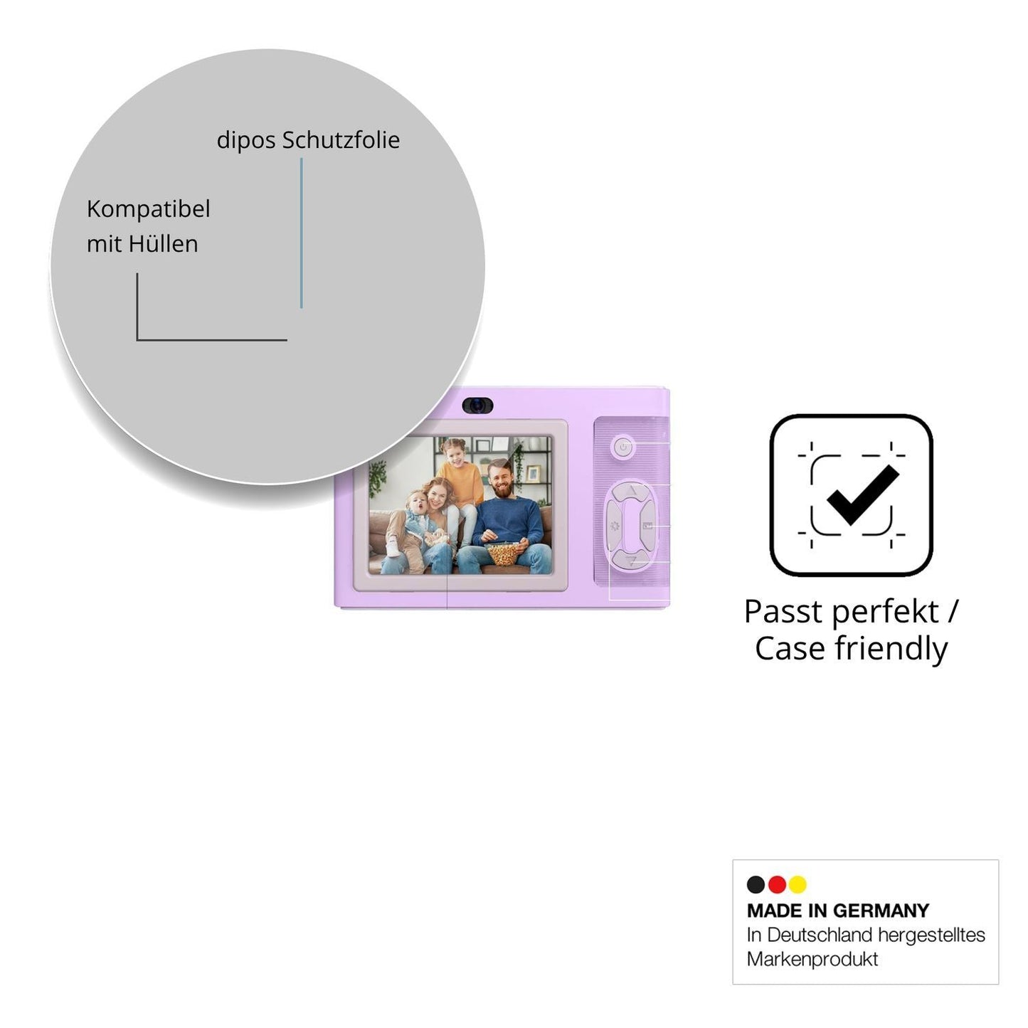 4x Schutzfolie klar für ARNSSIEN Y2 Display-Schutz (6)