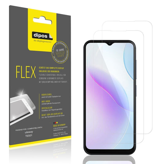 2x 3D Full Cover Schutzfolie für uleway T6501 (1)