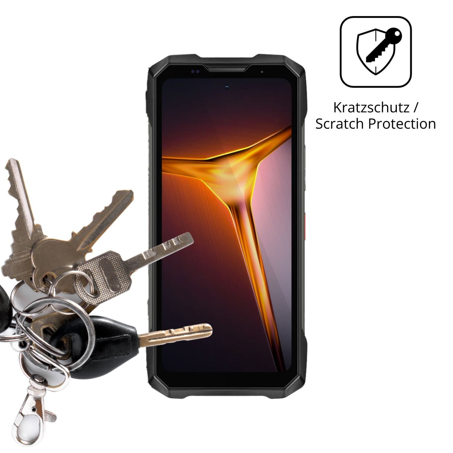 4x Schutzfolie klar für Doogee V Max 2 Pro Display (4)