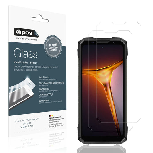 2x 9H Schutzfolie für Doogee V Max 2 Pro Panzerfol (1)