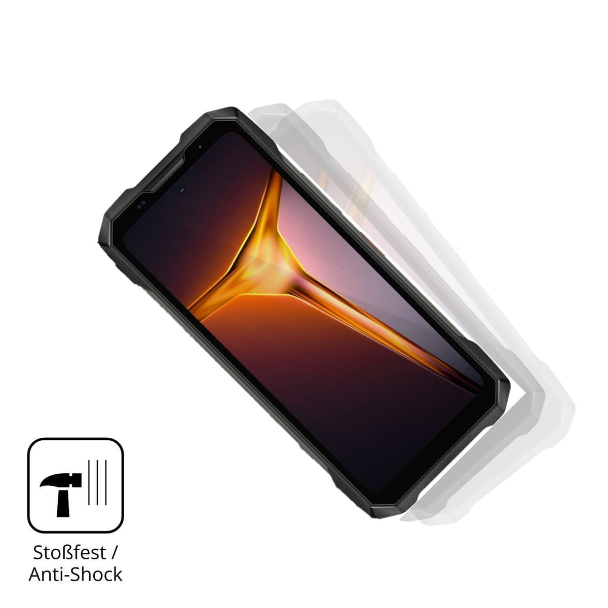 2x 9H Schutzfolie für Doogee V Max 2 Pro Panzerfol (4)