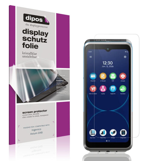 4x Schutzfolie klar für Ingenico Axium DX8 Display (1)