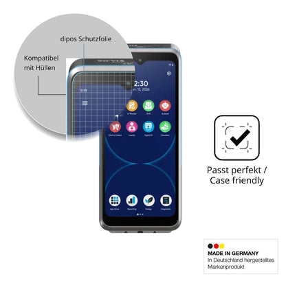 4x Schutzfolie klar für Ingenico Axium DX8 Display (6)