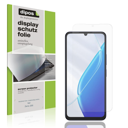 4x Schutzfolie matt für Itel Zeno 200 Display-Schu (1)