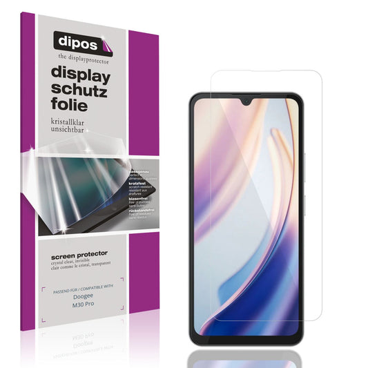 4x Schutzfolie klar für Doogee M30 Pro Display-Sch (1)