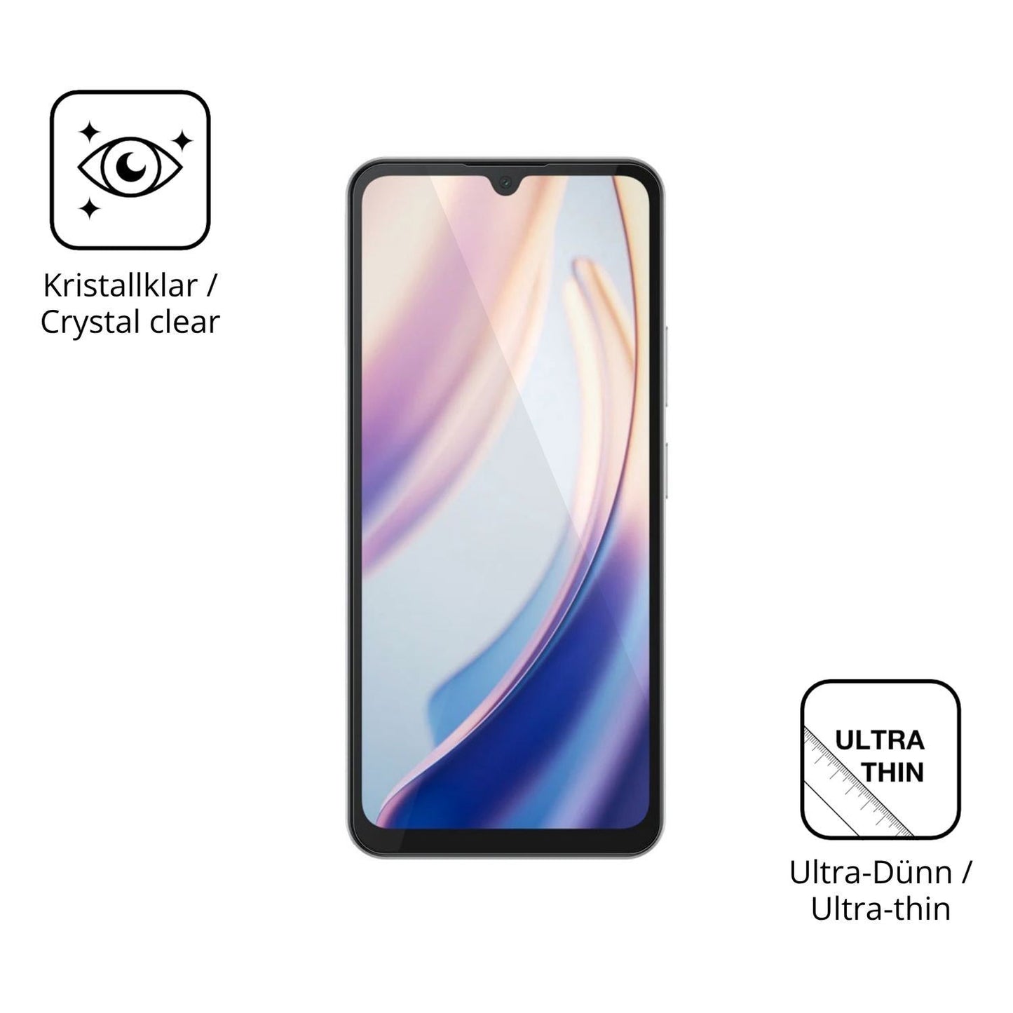 4x Schutzfolie klar für Doogee M30 Pro Display-Sch (5)