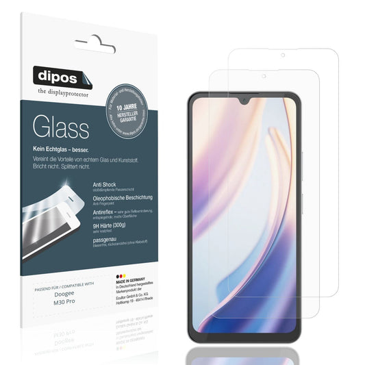 2x 9H Schutzfolie matt für Doogee M30 Pro Panzerfo (1)