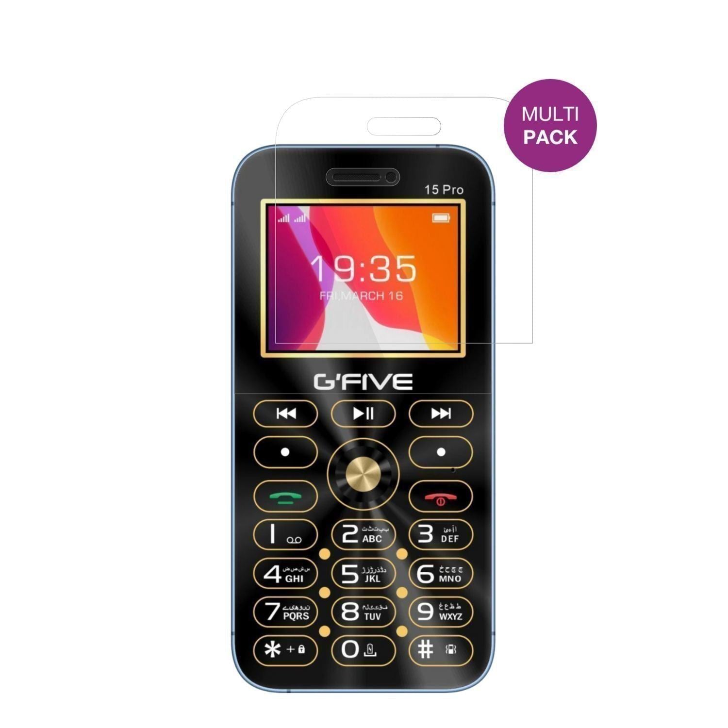 4x Schutzfolie klar für GFive 15 Pro Display-Schut (2)