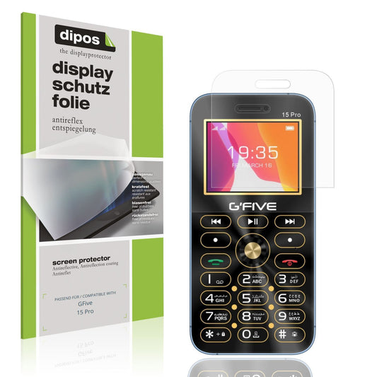 4x Schutzfolie matt für GFive 15 Pro Display-Schut (1)