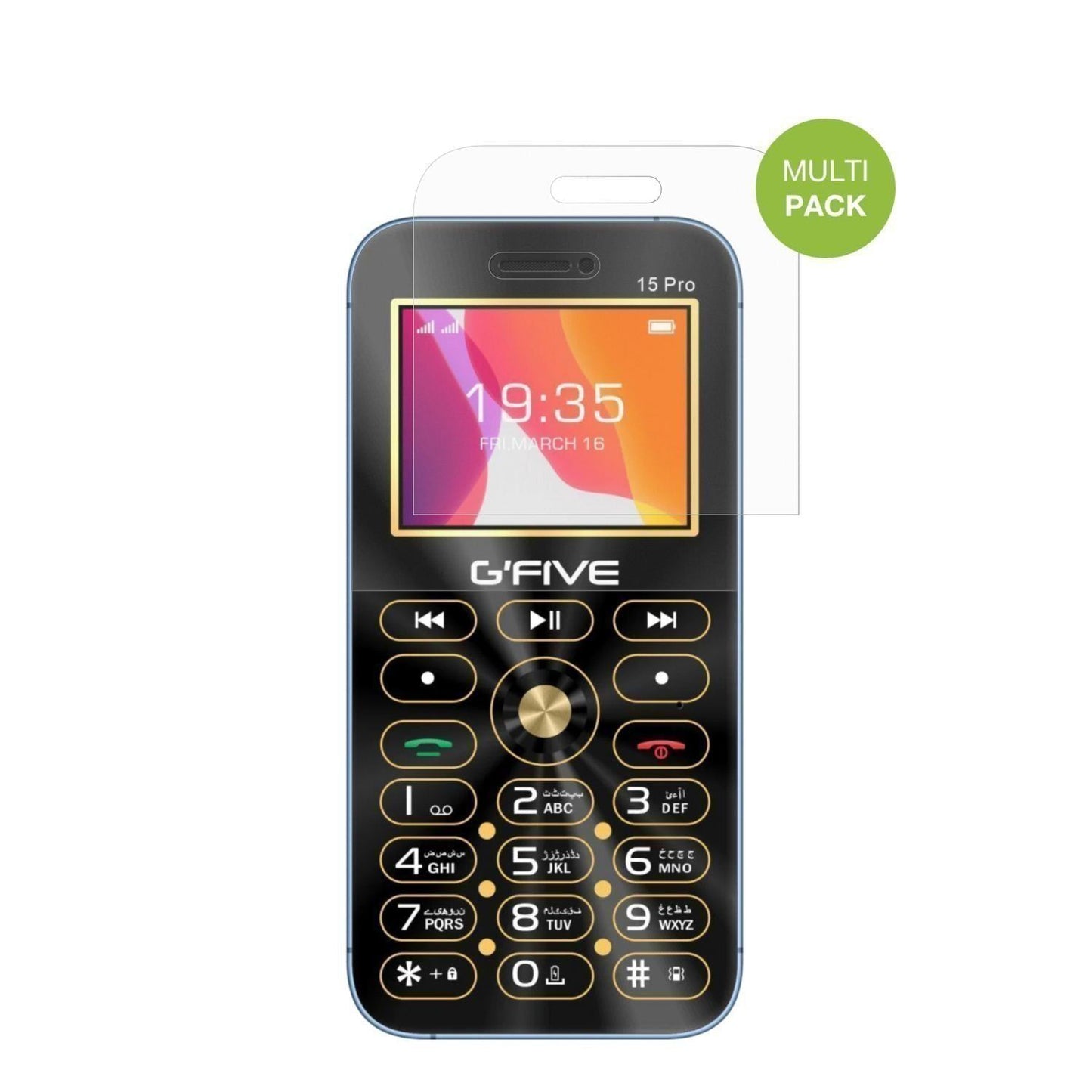 4x Schutzfolie matt für GFive 15 Pro Display-Schut (2)