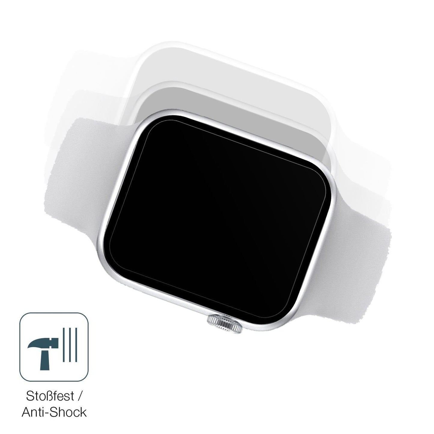 1x 9H Schutzfolie matt für Iwo Watch 7 Pro Panzerf (4)