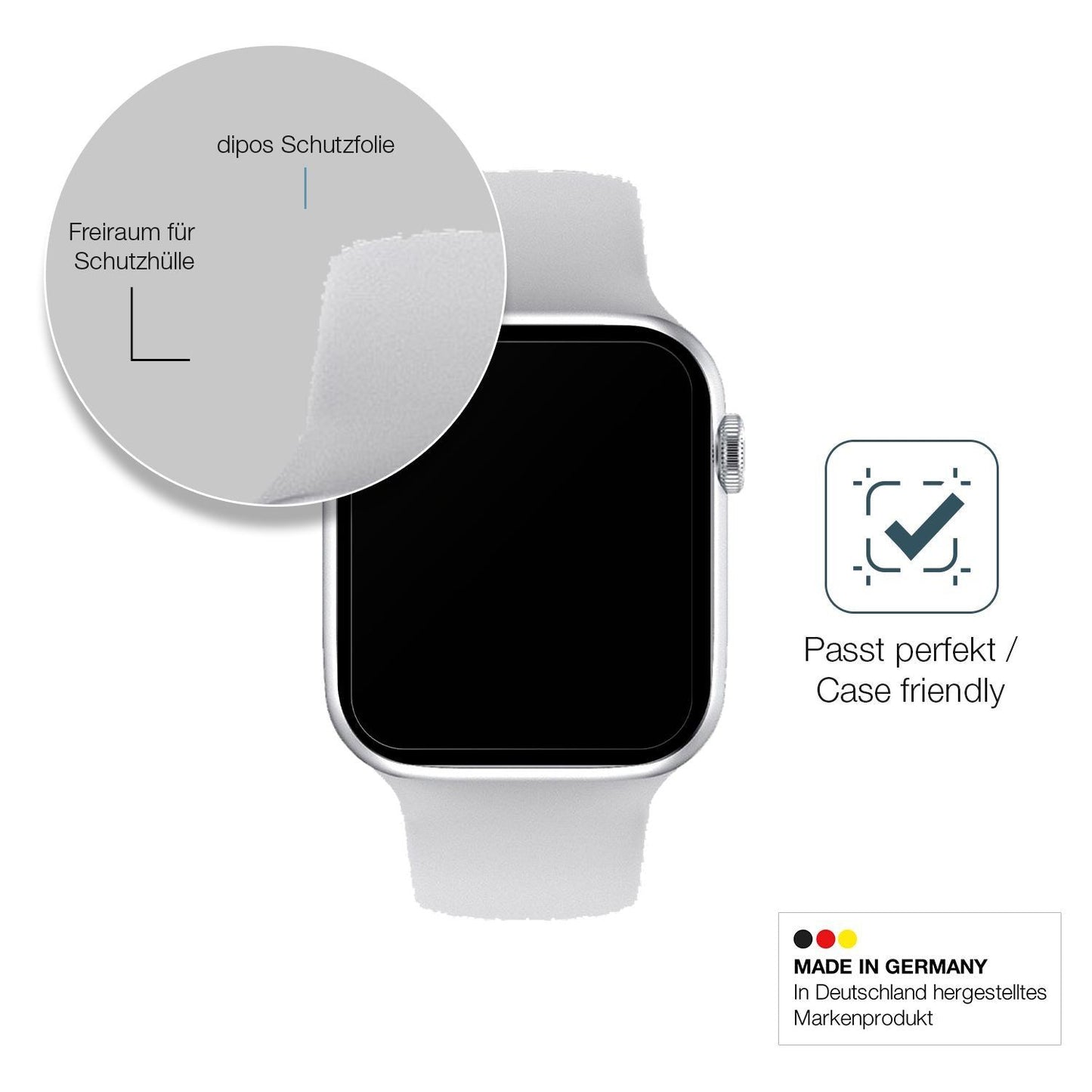 1x 9H Schutzfolie matt für Iwo Watch 7 Pro Panzerf (6)