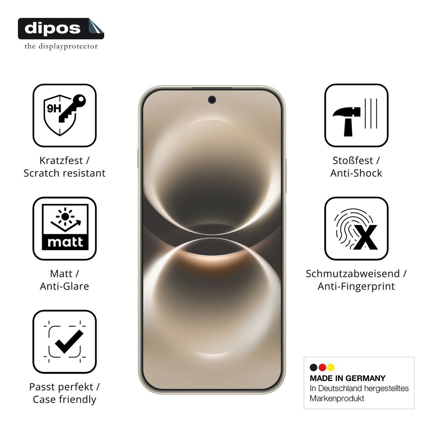 2x 9H Schutzfolie matt für Huawei Nova 15 Max Panz (7)