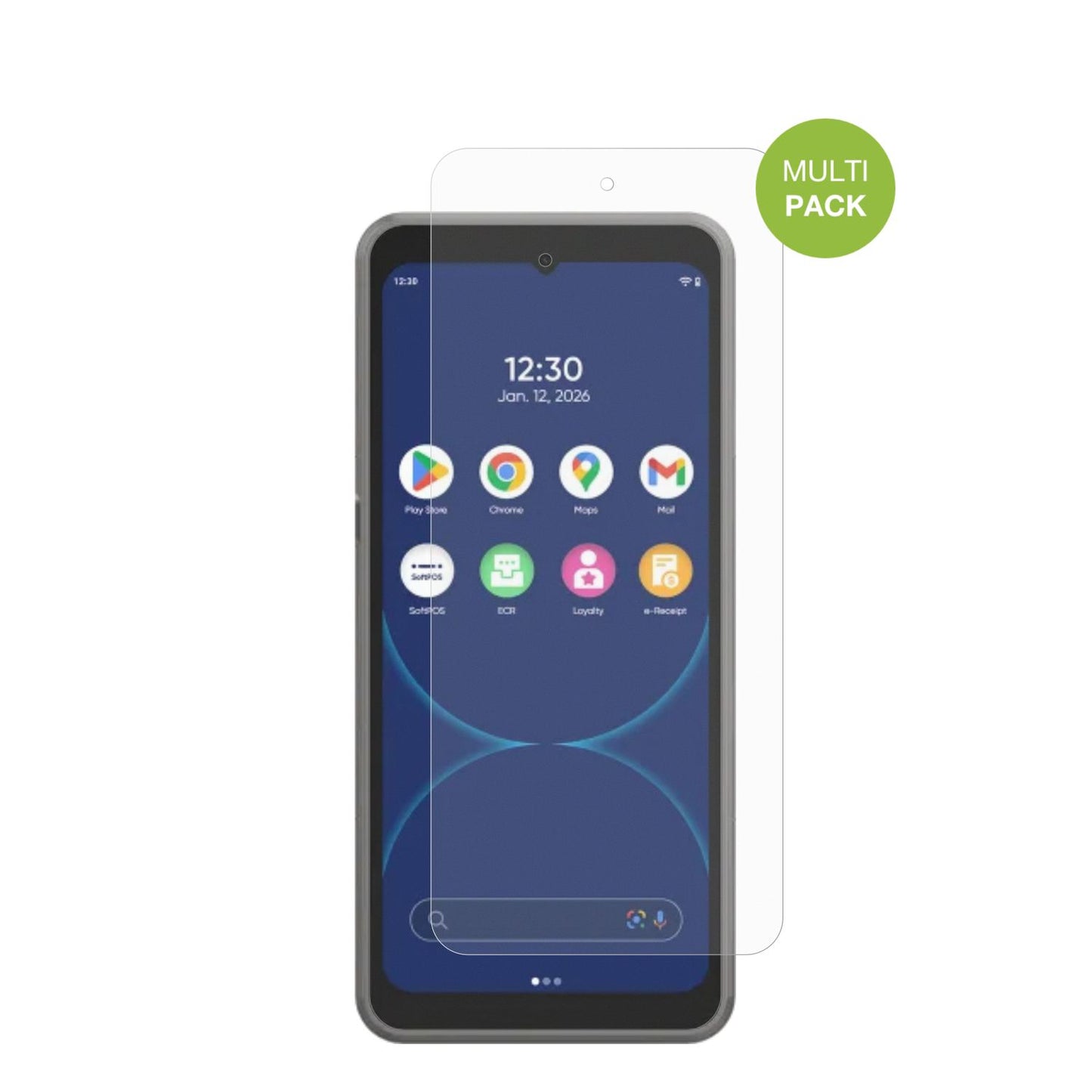 4x Schutzfolie matt für Ingenico Axium NX8 Display (2)
