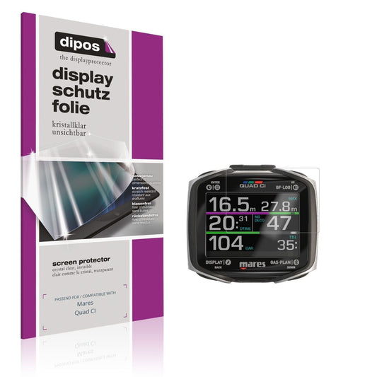 6x Schutzfolie klar für Mares Quad CI Display-Schu (1)