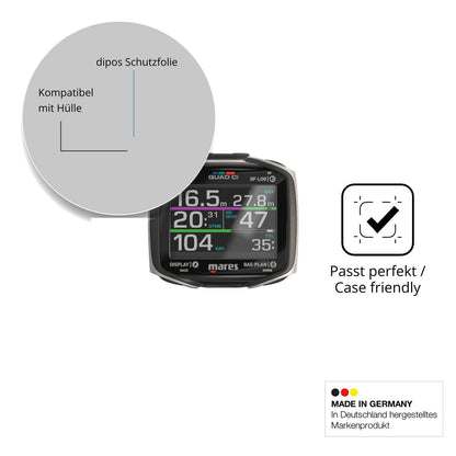 6x Schutzfolie matt für Mares Quad CI Display-Schu (6)