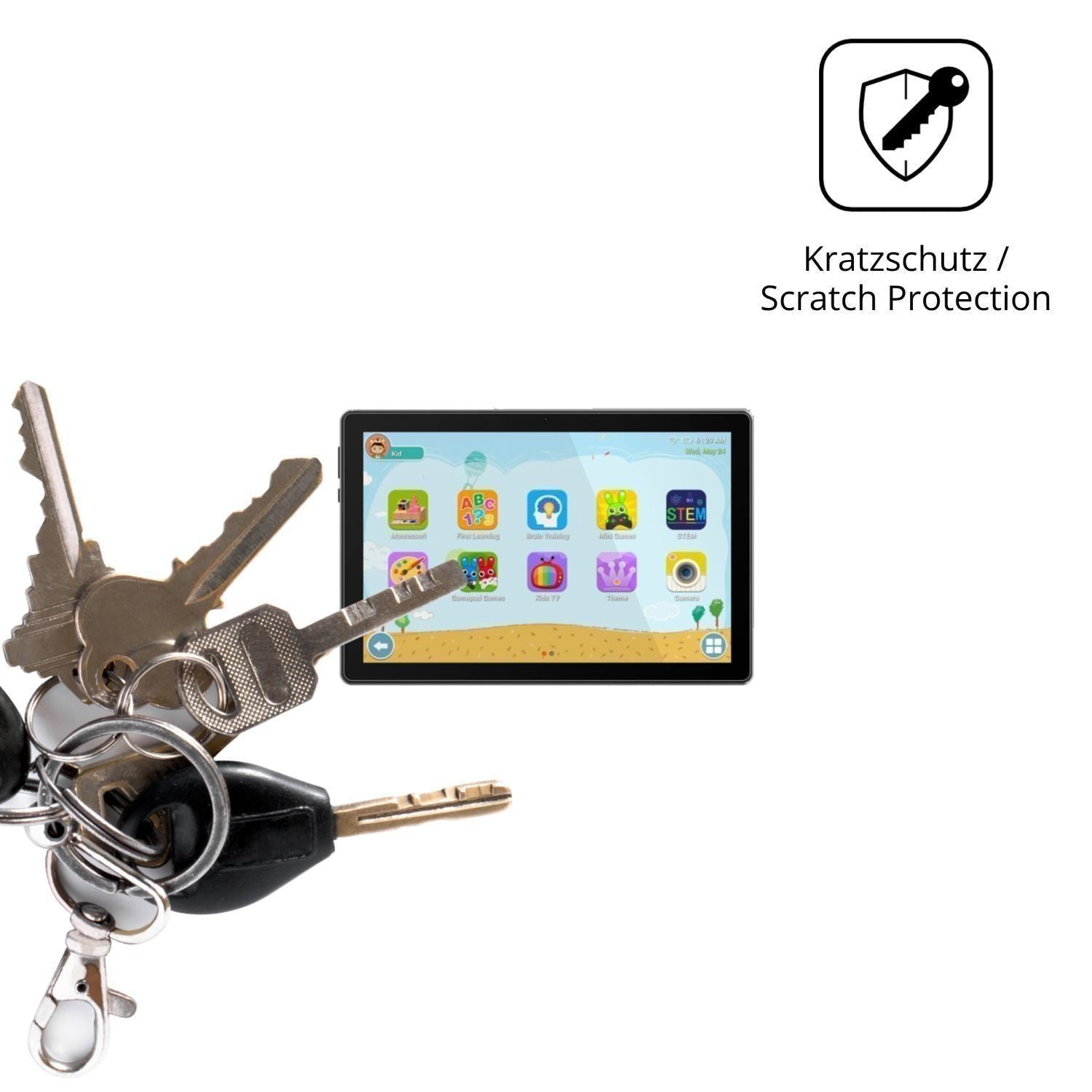 2x Schutzfolie klar für Sky Devices Kids Pro 1 Dis (4)