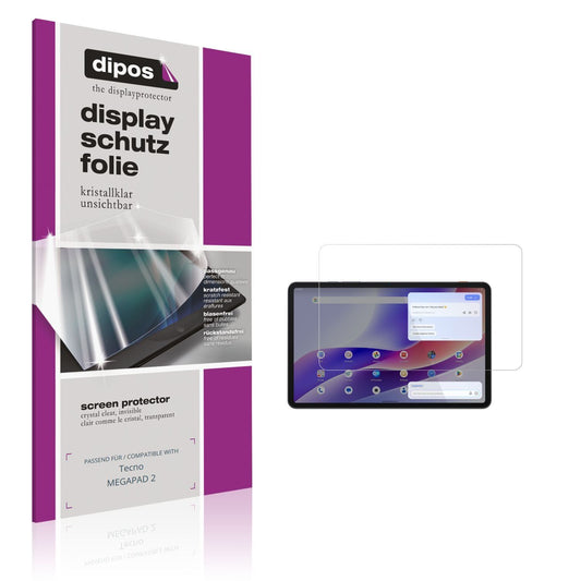2x Schutzfolie klar für Tecno MEGAPAD 2 Display-Sc (1)