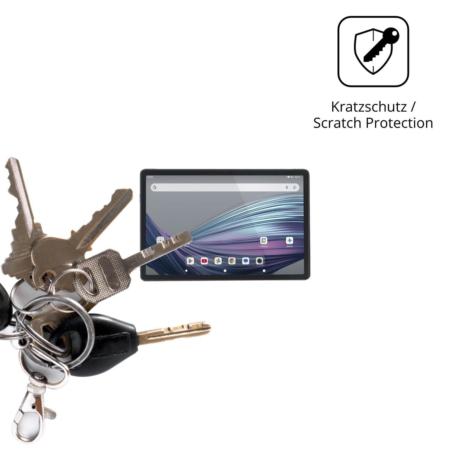 2x Schutzfolie klar für Acepad A172 Display-Schutz (4)