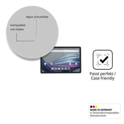 2x Schutzfolie klar für Acepad A172 Display-Schutz (6)